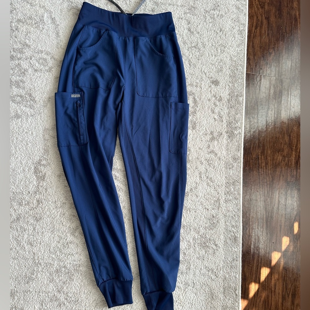 High waisted scrub bottoms